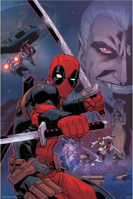 

Deadpool art (Officially Licensed)poster Paper Print(24 Inch X 16 inch, Rolled)