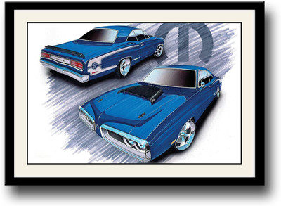 

artistic car Fine Art Print(10 inch X 14 inch, Framed)
