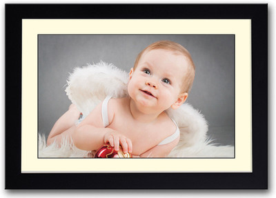 

Cute Baby with wings Fine Art Print(14 inch X 20 inch, Framed)