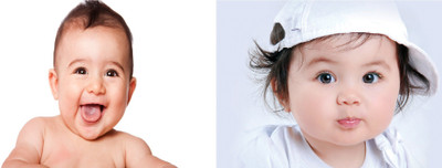 

Baby Poster Cute Smiling New Born Kid Infant Child Wall Decor – 2 Pcs Combo Photographic Paper(12 inch X 18 inch)