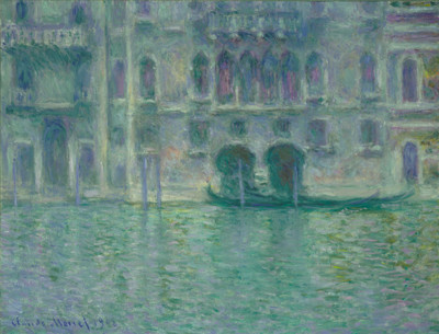 10% OFF on Palazzo da Mula, Venice by Claude Monet Fine Art Print(18 inch X 23.5 inch)