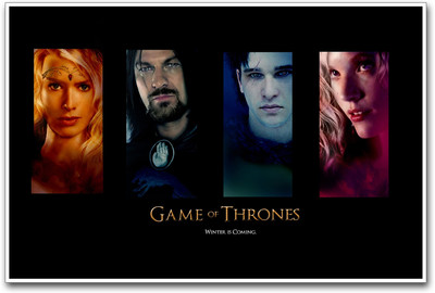 

Game of Thrones Winter is Coming Paper Print(12 inch X 18 inch)