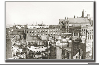 

Posterhouzz B&W aerial town view Fine Art Print(12 inch X 18 inch, Rolled)