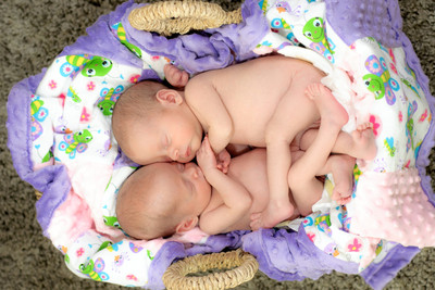 

Child's Love - Sleeping Twins (3) Paper Print(12 inch X 18 inch, Streched)