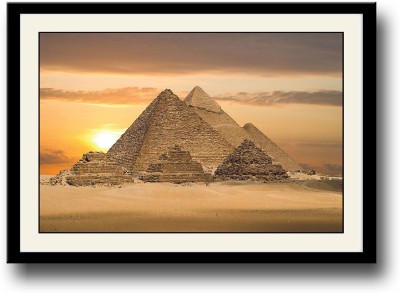 

Pyramids Egypt Fine Art Print(10 inch X 14 inch, Framed)