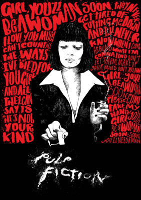 

Hollywood Collection - Uma Thruman in Pulp Fiction Digital Art - A3 Size Unframed Paper Print(16.5 inch X 11.6 inch, Rolled)
