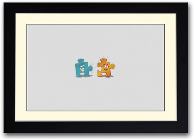 

Puzzle Humour Fine Art Print(14 inch X 20 inch, Framed)