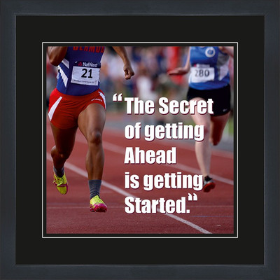 Motivational Poster Large Paper Print(14 inch X 14 inch, Framed)