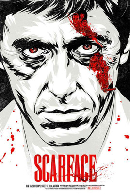 

Scarface (B) Poster Paper Print(12 inch X 18 inch, Rolled)