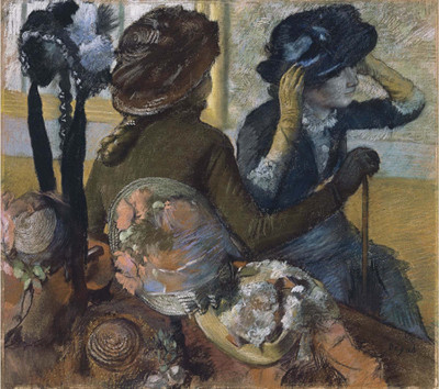 

Tallenge - At The Milliner's by Edgar Degas - A3 Size Unframed Poster Paper Print(16.5 inch X 11.6 inch)