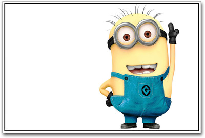

Minion Despicable Me Paper Print(12 inch X 18 inch)