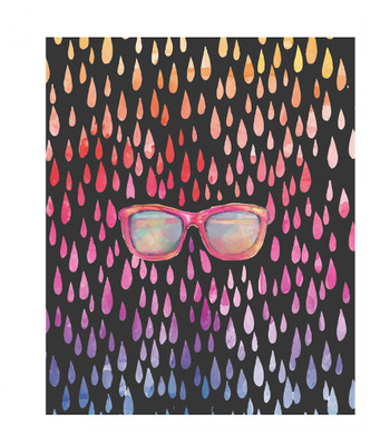 

Hulkut Walking in the rain Art Print 16 * 20 Inches Fine Art Print(20 inch X 1 inch, Rolled)