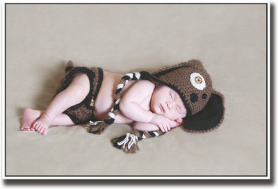 

Baby looking cute in a brown dress Fine Art Print(12 inch X 18 inch, Rolled)