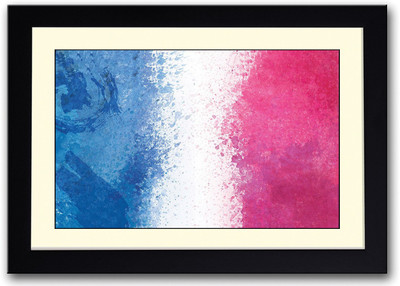 

Blue White & Red Fine Art Print(14 inch X 20 inch, Framed)