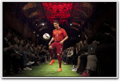 

Cristiano Ronaldo Playing with ball Paper Print(12 inch X 18 inch)