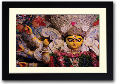 

Goddess Kaali Statue Fine Art Print(14 inch X 20 inch, Framed)