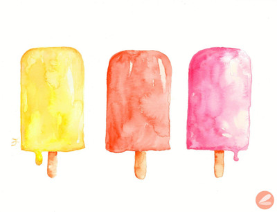 

Art For Kitchen - An Ice Lollypop - Medium Size Rolled Digital Art Print On Photographic Paper(24 inch X 18 inch, Rolled)