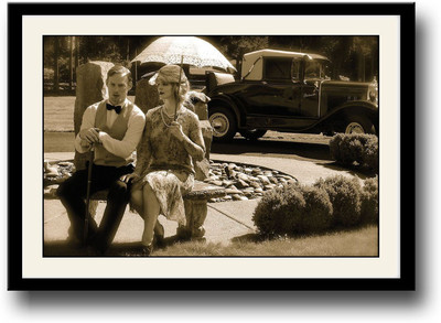 

Vintage B&W Photography Fine Art Print(10 inch X 14 inch, Framed)