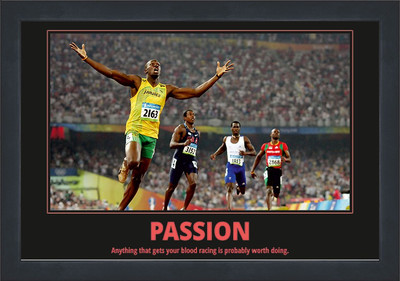 

Motivational Poster Large with 1" broad Frame Paper Print(14 inch X 20 inch, Framed)