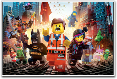 Lego Superheroes Paper Print(12 inch X 18 inch)