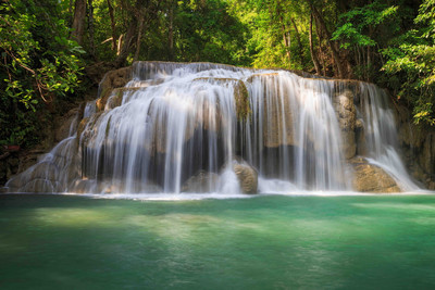 

Vastu WaterFall Art Canvas Art(24 inch X 36 inch)
