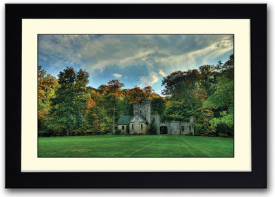 

Beautiful Castle in Green Landscape Fine Art Print(14 inch X 20 inch, Framed)