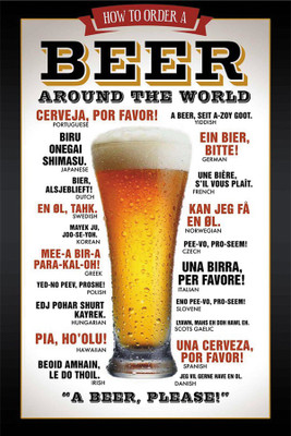 How To Order A Beer Paper Print(18 inch X 12 inch, Rolled)