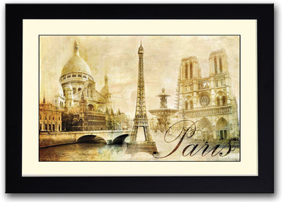 

Paris Vintage Photography Fine Art Print(14 inch X 20 inch, Framed)