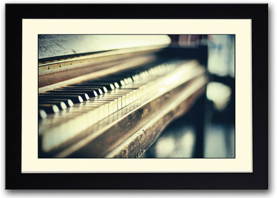 

A Vintage Piano Fine Art Print(14 inch X 20 inch, Framed)