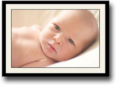 

Baby looking Fine Art Print(10 inch X 14 inch, Framed)