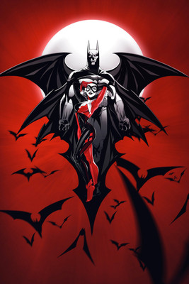 

Oshi - Batman with Harley Quinn Paper Print(18 inch X 12 inch, Rolled)