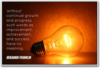 Benjamin Franklin Quote Paper Print(12 inch X 18 inch)
