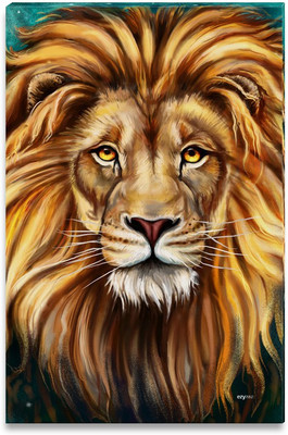 42% OFF on Lion Aslan Canvas Art(18 inch X 12 inch)