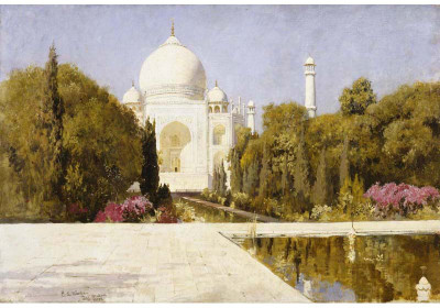 

Tallenge Modern Masters Collection - The Taj Mahal by Edwin Lord Weeks - A3 Size Premium Quality Rolled Poster Paper Print(16.5 inch X 11.7 inch, Rolled)