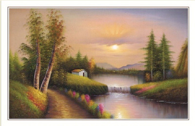 

Bm Traders Beautiful Scenery Big Rolled Canvas Art(30 inch X 60 inch)