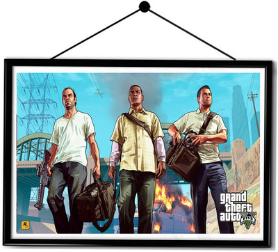 

Epic Ink Framed Posters Paper Print(18.5 inch X 13.5 inch, Framed)