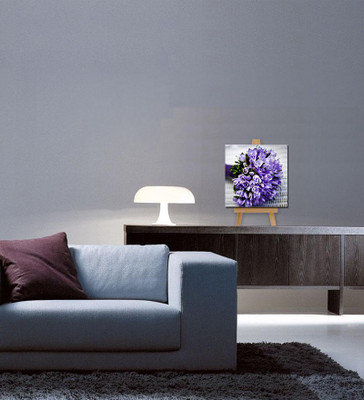 

Tallenge Christmas Collection - Blue Flowers - Gallery Wrap Canvas Art(7 inch X 7 inch, Stretched)