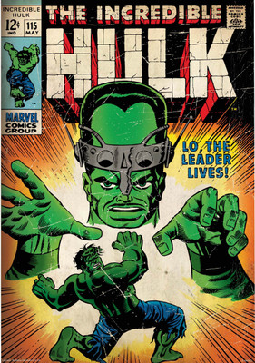 

Hulk the leader poster (Officially Licensed) Paper Print(24 inch X 16 inch, Rolled)