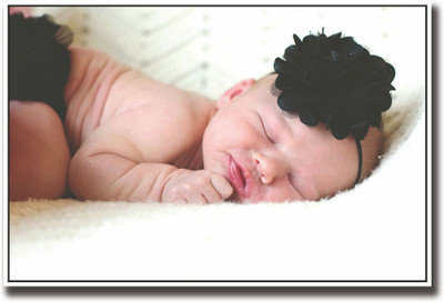 

Baby with black flower Fine Art Print(12 inch X 18 inch, Rolled)