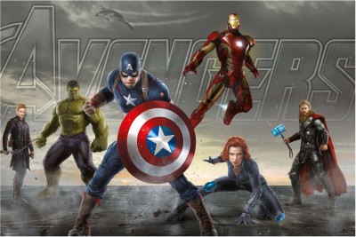 

Avengers Together (Officially Licensed) Paper Print(24 inch X 16 inch, Rolled)