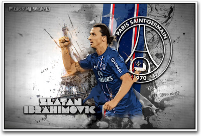 

Zlatan Ibrahimovic Football Photographic Paper(12 inch X 18 inch)
