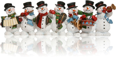 

Tallenge - Christmas Art - Musical Snowmen - Large Size Unframed Rolled Digital Art Print On Photographic Paper(24 inch X 16 inch, Rolled)