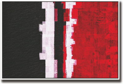 

Abstract black and red design Fine Art Print(12 inch X 18 inch, Rolled)