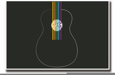 

Posterhouzz Music guitar Fine Art Print(12 inch X 18 inch, Rolled)