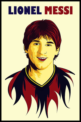 

Posterhouzz Lionel Messi Poster Paper Print(12 inch X 18 inch, Rolled)