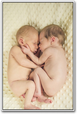 

Two cute babies sleeping Paper Print(18 inch X 12 inch)