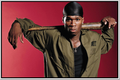 Posterhouzz 50 Cent Gansta Hip Hop Poster Paper Print(12 inch X 18 inch, Rolled)
