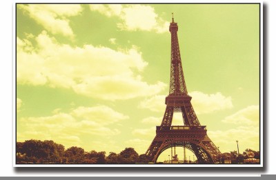 

Posterhouzz Amazing Eiffel tower in Paris photography Fine Art Print(12 inch X 18 inch, Rolled)