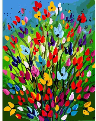 

Posterhouzz Frameless Floral Painting Fine Art Print Poster Fine Art Print(18 inch X 12 inch, Rolled)
