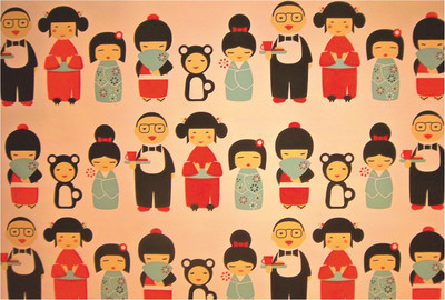 

Chinese Doll Wallpaper Paper Print(13 inch X 19 inch, Rolled)